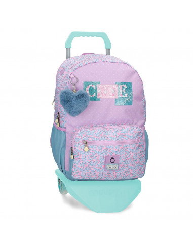 MOCHILA ADAP.42CM.C/CARRO ENSO CUTE GIRL